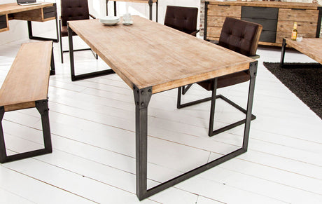 STÓŁ FACTORY 160 CM AKACJA / 36769 / INVICTA INTERIOR