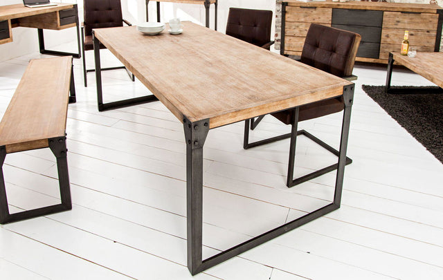 STÓŁ FACTORY 160 CM AKACJA / 36769 / INVICTA INTERIOR