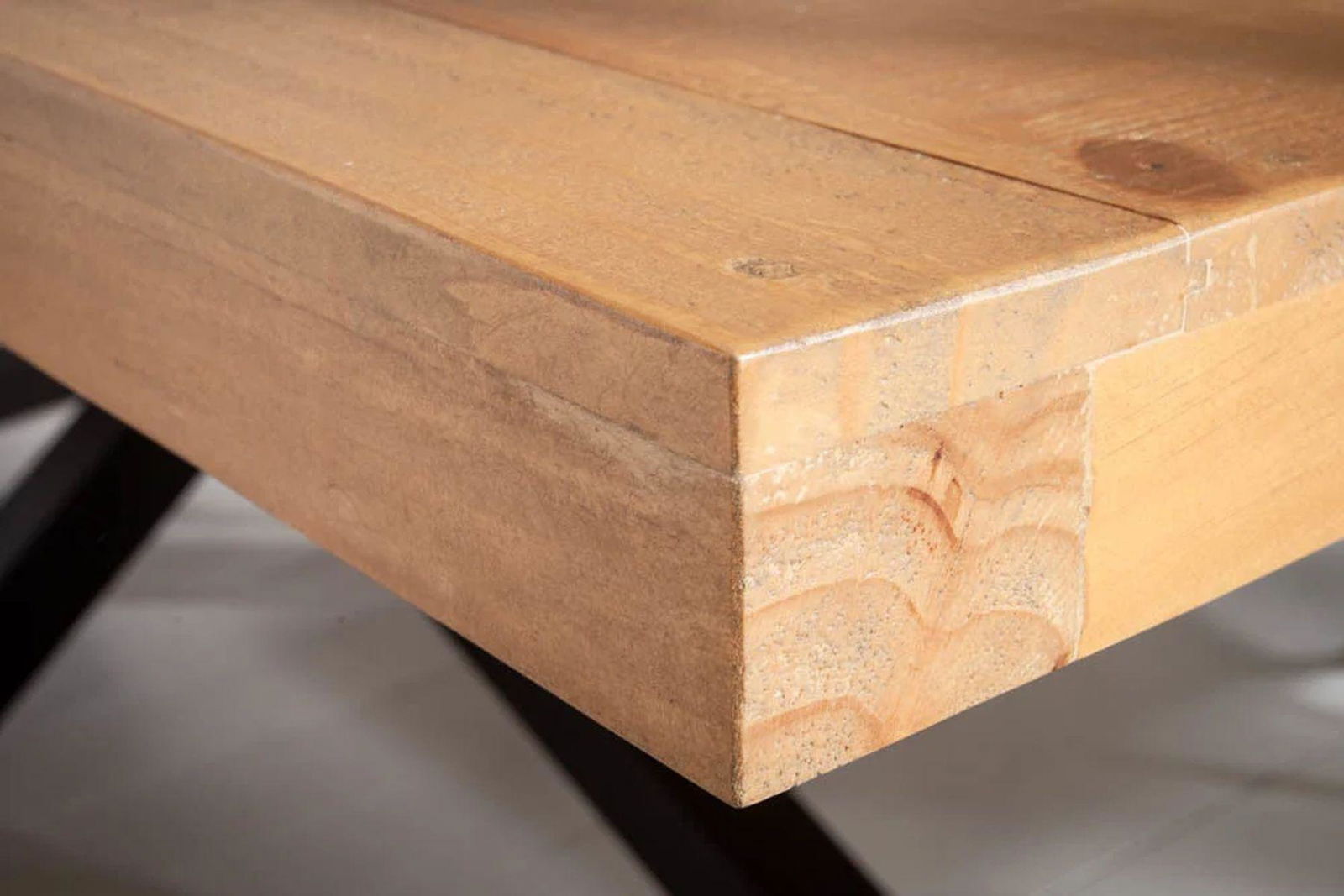 STÓŁ GALAXIE 200 CM SOSNA NATURALNA 60 MM / 40657  / INVICTA INTERIOR