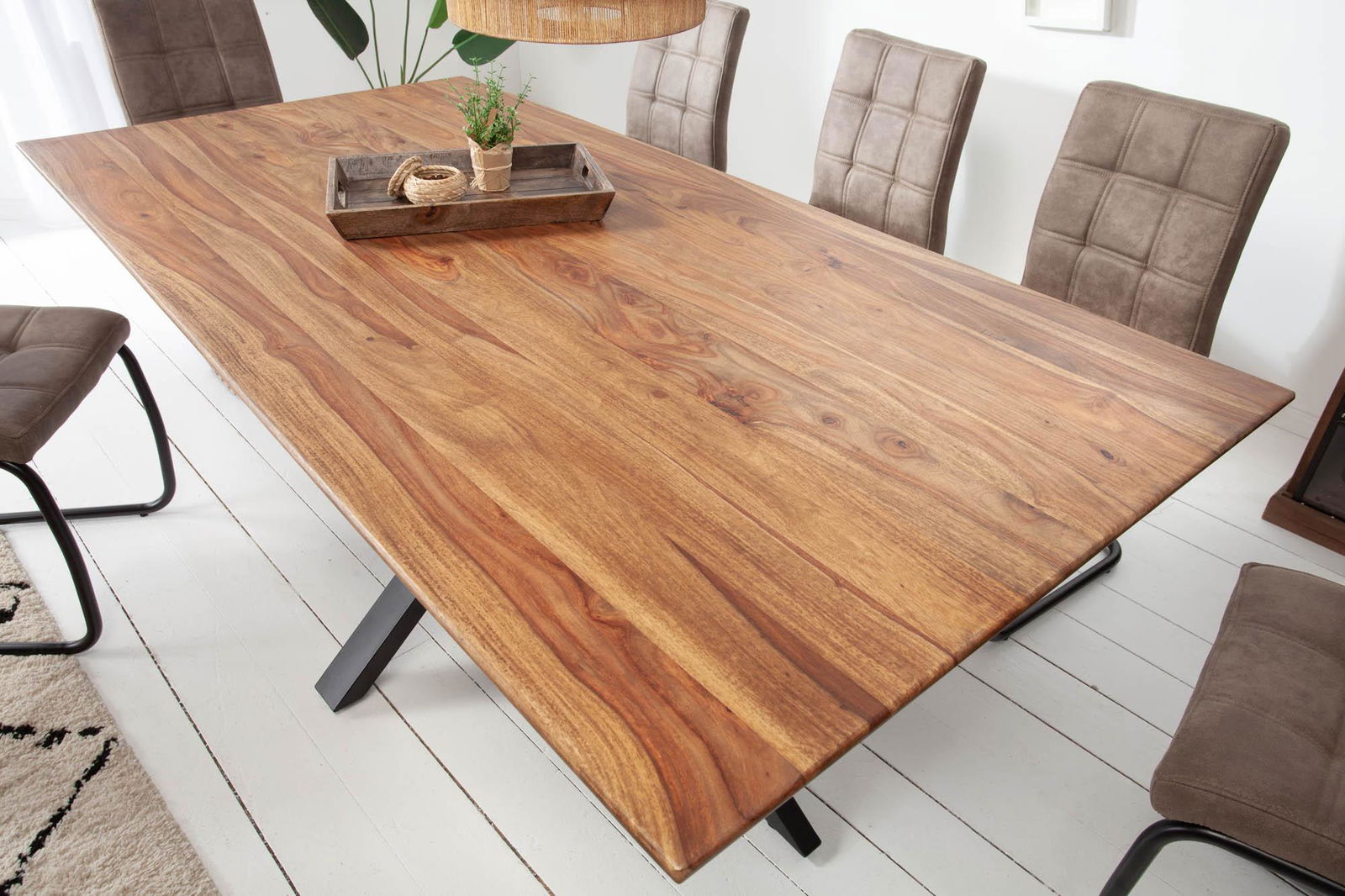 STÓŁ GALAXIE II 180 CM SHEESHAM / 43933  / INVICTA INTERIOR