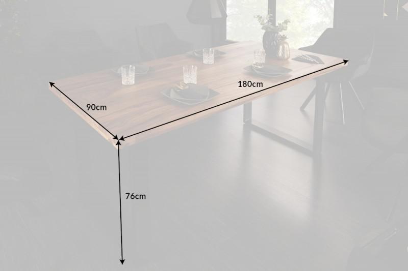 STÓŁ IRON CRAFT 180 CM SHEESHAM / 40818  / INVICTA INTERIOR