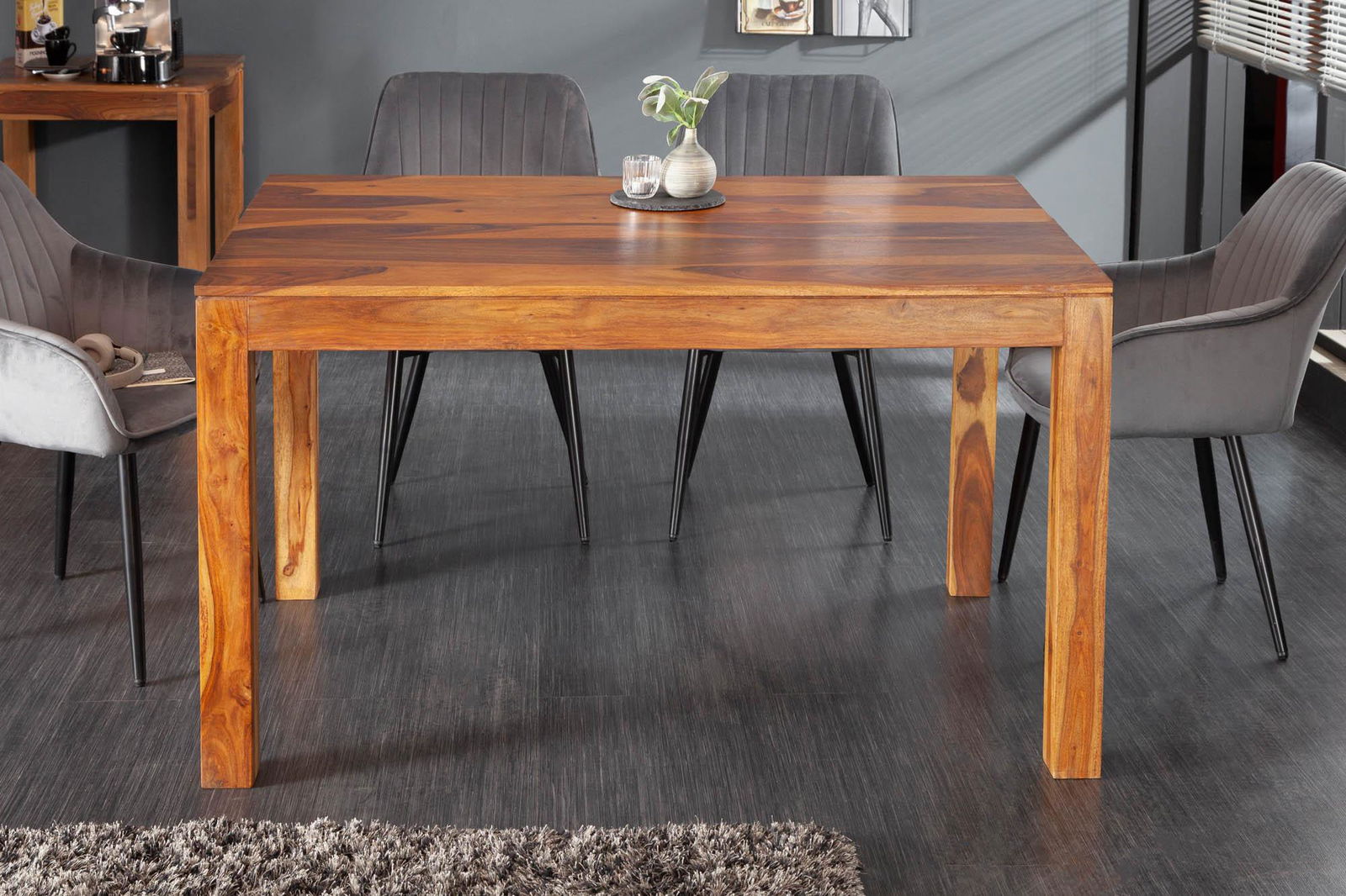 STÓŁ LAGOS  140 CM SEESHAM  / 43752 / INVICTA INTERIOR