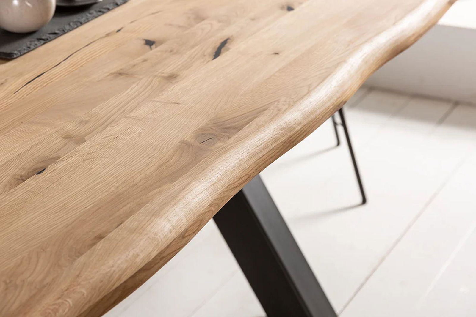 STÓŁ LIVING EDGE 200cm dąb dziki 40 mm / 41186  / INVICTA INTERIOR