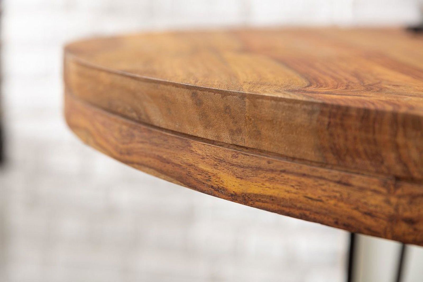 STÓŁ MAKASSAR OKRĄGŁY 120 CM / 40780 / INVICTA INTERIOR
