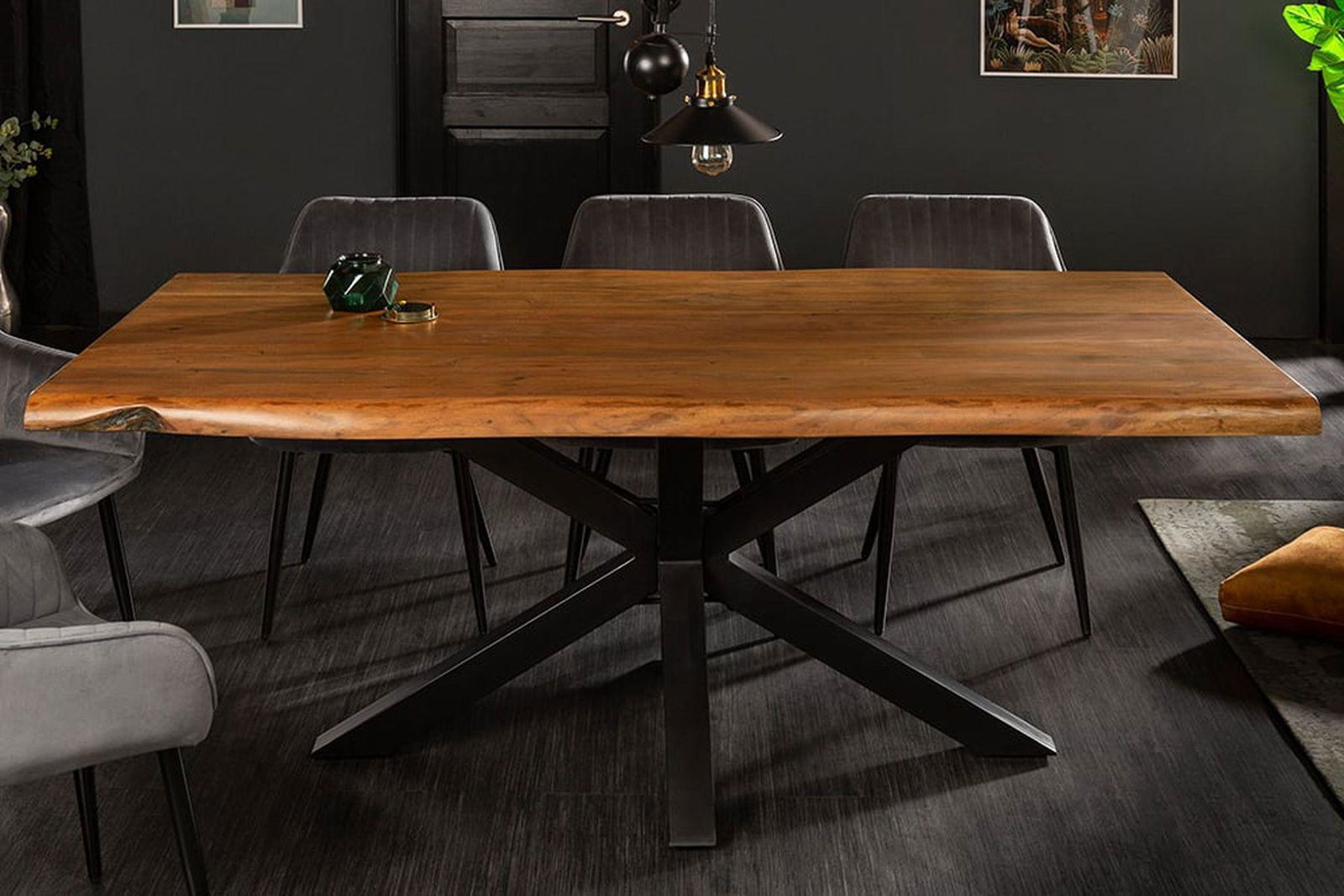 STÓŁ MAMMUT AKACJA 180 CM / 41607  / INVICTA INTERIOR