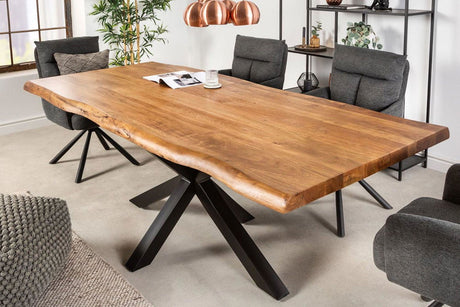 STÓŁ MAMMUT AKACJA 220 CM / 41743  / INVICTA INTERIOR