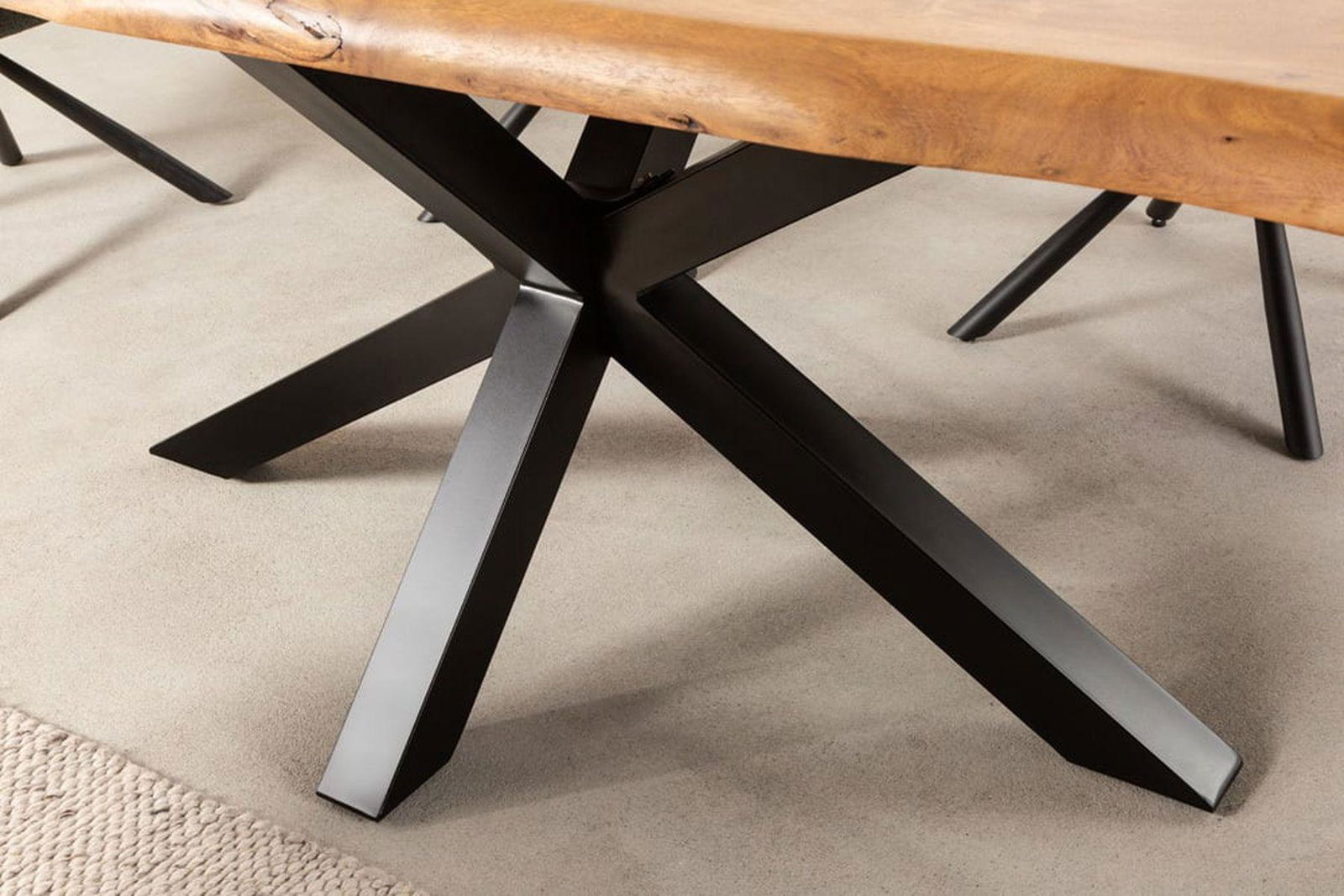 STÓŁ MAMMUT AKACJA 220 CM / 41743  / INVICTA INTERIOR