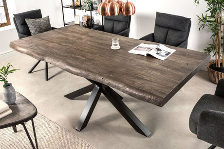 STÓŁ MAMMUT AKACJA SZARA 200 CM / 41744  / INVICTA INTERIOR