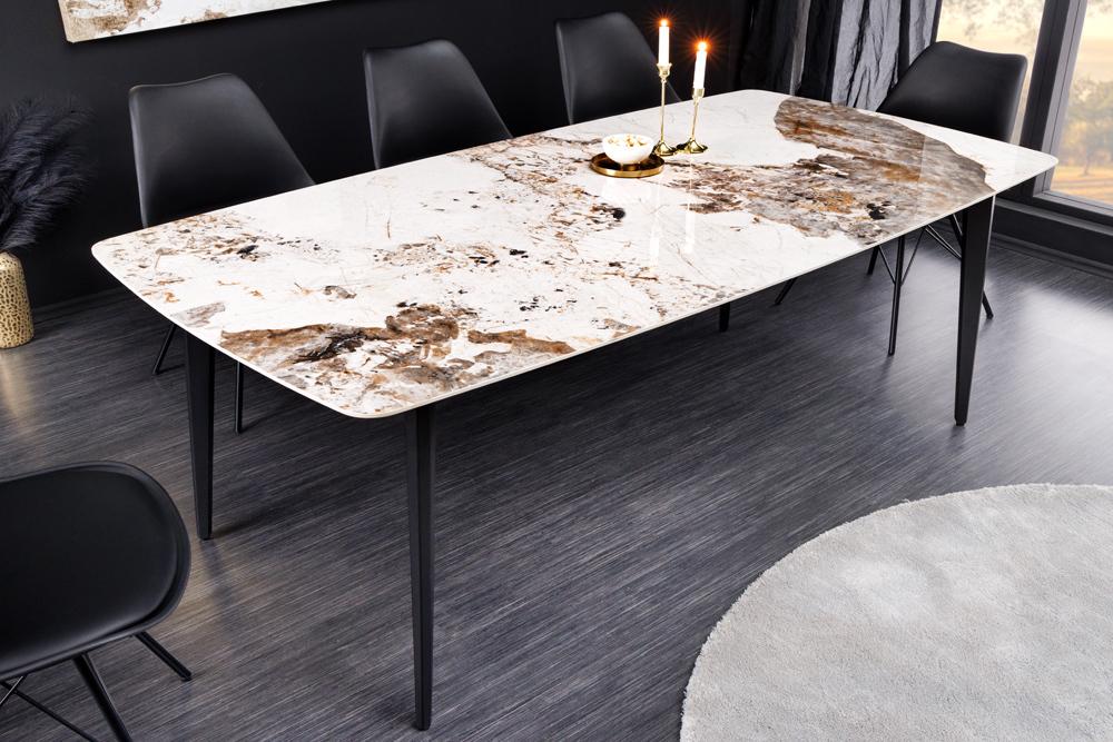 STÓŁ MILANO CERAMICZNY BLAT 160 CM / 44232 / INVICTA INTERIOR