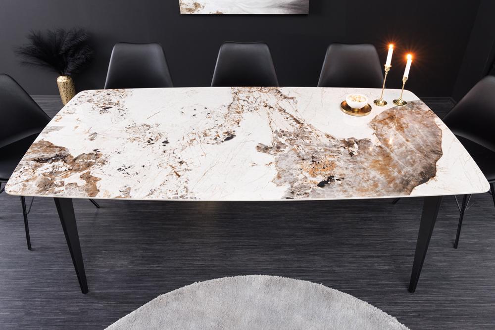 STÓŁ MILANO CERAMICZNY BLAT 160 CM / 44232 / INVICTA INTERIOR