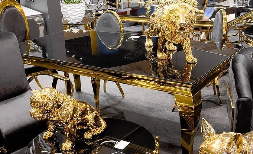 STÓŁ MODERN GOLD BLACK 200 / EH