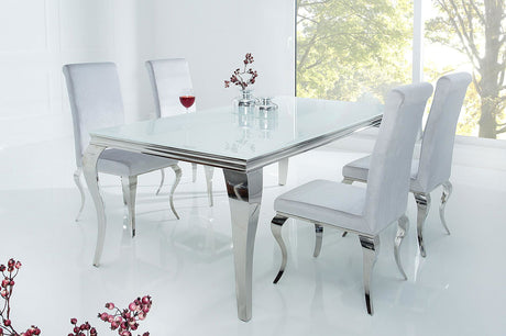 STÓŁ MODERN SILVER WHITE 180 /37903 / INVICTA INTERIOR