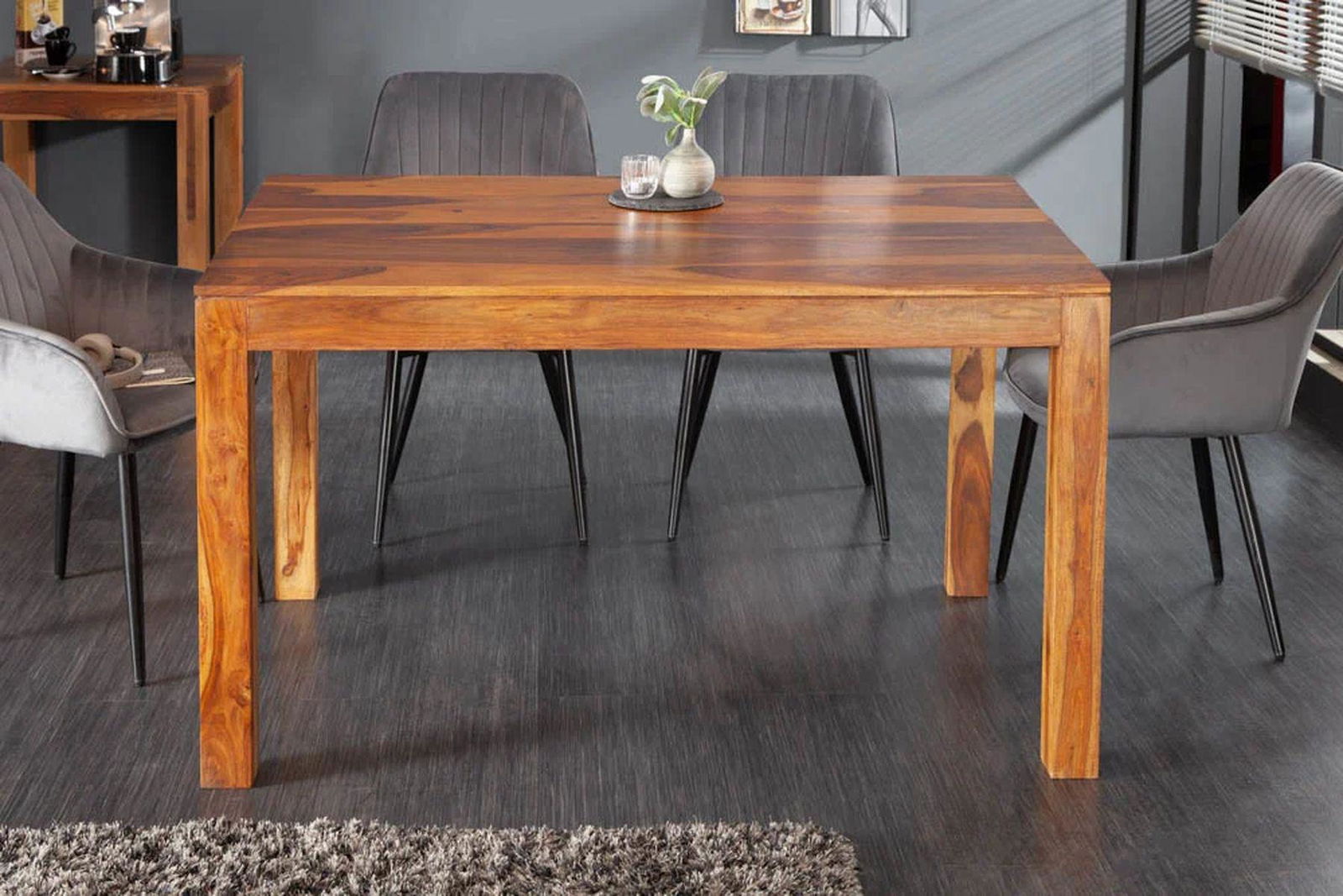 STÓŁ PURE SHEESHAM 120 cm / 44048  / INVICTA INTERIOR