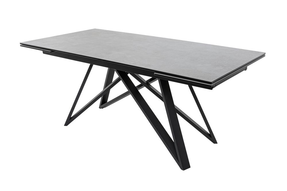 STÓŁ ROZKŁADANY ATLAS OPTYKA BETON 180 ( 220 - 260 ) CM / 40840  / INVICTA INTERIOR