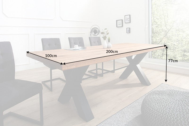 STÓŁ THOR 200 CM DZIKI DĄB  / 41183  / INVICTA INTERIOR
