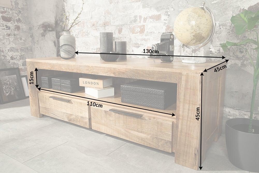 SZAFKA RTV CRAFT MANGO 130 / 38931 / INVICTA INTERIOR