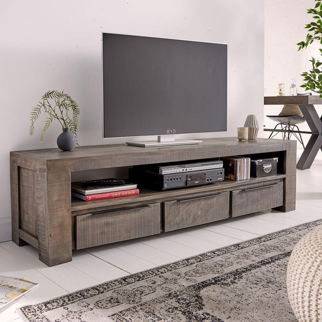 SZAFKA RTV DREWNO LITE IRON MANGO / 39279 / INVICTA INTERIOR