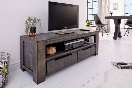 SZAFKA RTV DREWNO LITE IRON MANGO / 39281 / INVICTA INTERIOR