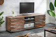 SZAFKA RTV RELIEF DREWNO LITE / 40282 / INVICTA INTERIOR
