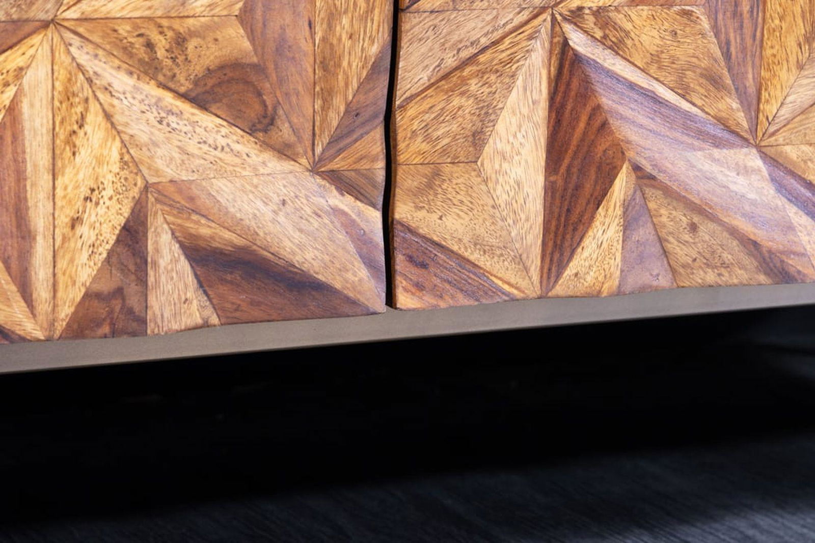 SZAFKA RTV STONE FINISH  SHEESHAM 160 CM / 43448 / INVICTA INTERIOR