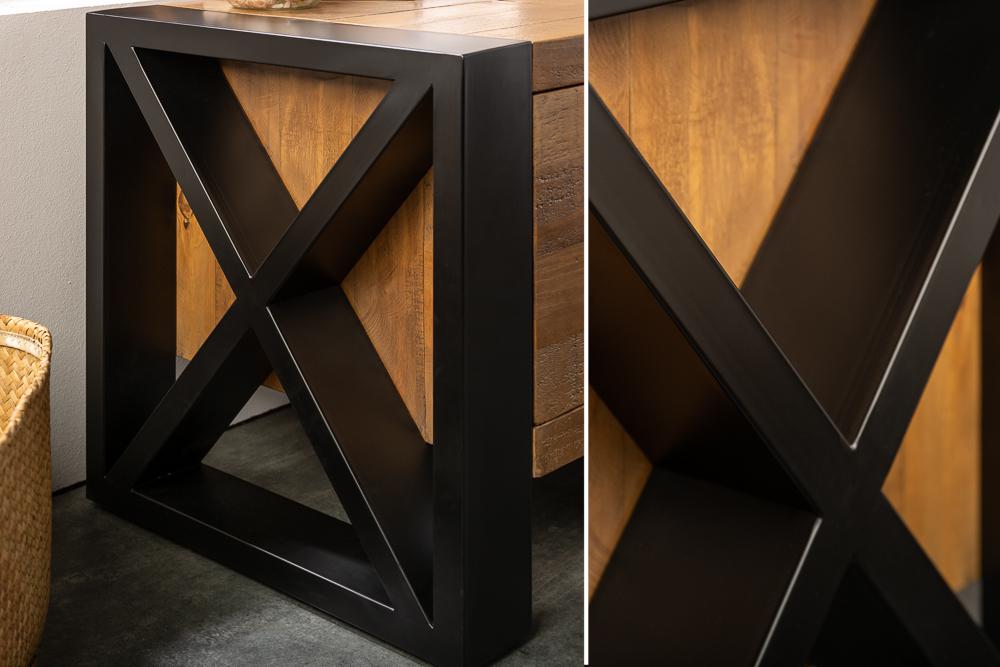 SZAFKA RTV THOR 200 CM NATURALNA SOSNA / 40684 / INVICTA INTERIOR