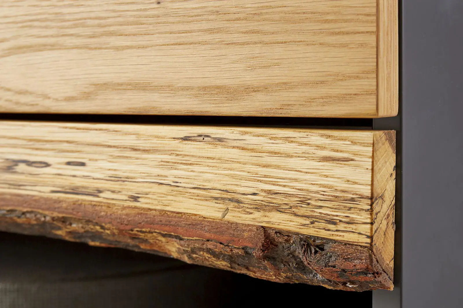SZAFKA RTV WILD OAK 180 CM BIAŁA / DĄB NATURALNY 40061 / INVICTA INTERIOR