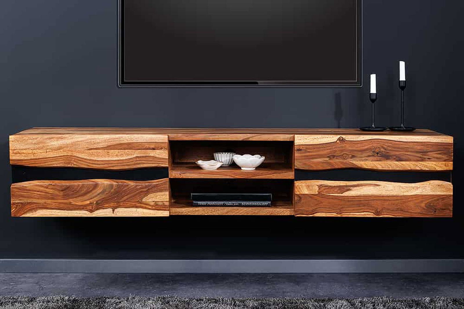 SZAFKA RTV WISZĄCA AMAZONAS 43707 / INVICTA INTERIOR