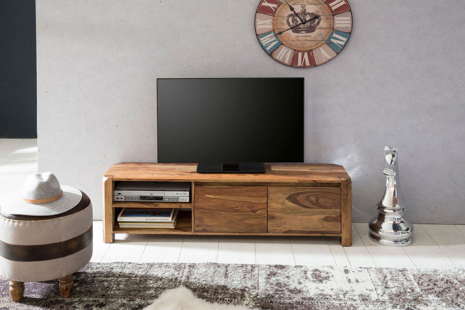 SZAFKA RTV  WOHNLING DREWNO LITE 140 CM / WL1.743