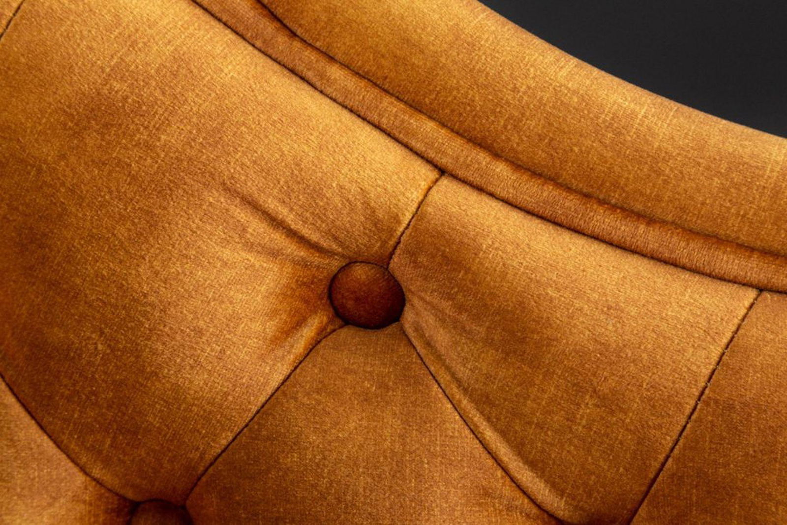 SZEZLONG CHESTERFIELD AKSAMIT  ŻÓŁTY 170 CM / 41252  / INVICTA INTERIOR