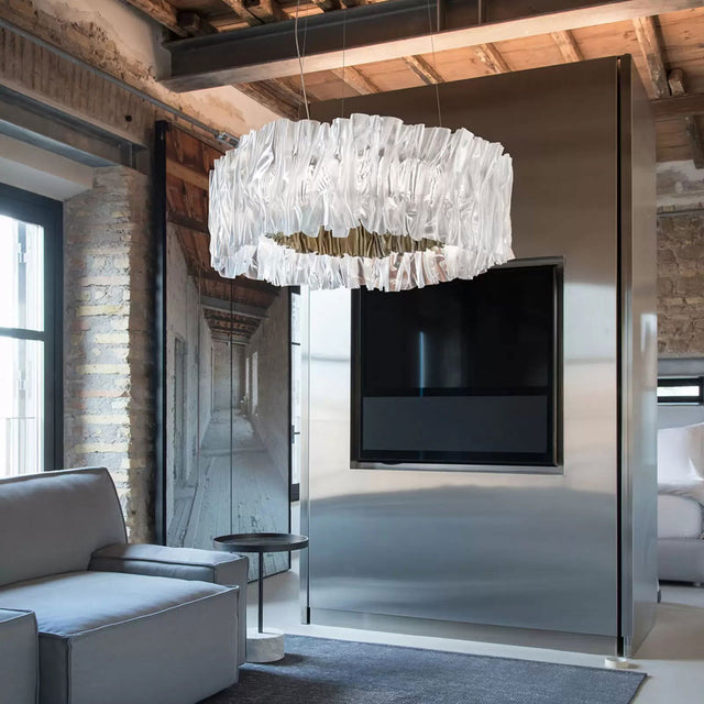 Slamp Accordéon lampa wisząca LED złota 2 700 K