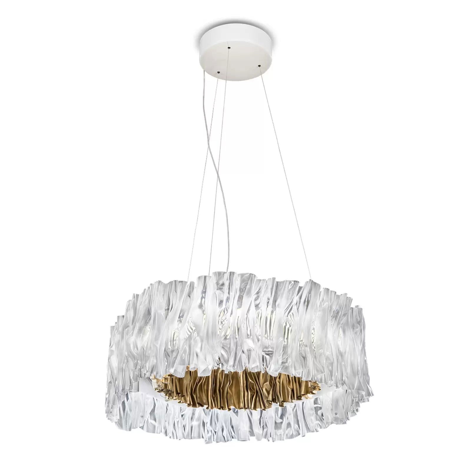 Slamp Accordéon lampa wisząca LED złota 2 700 K