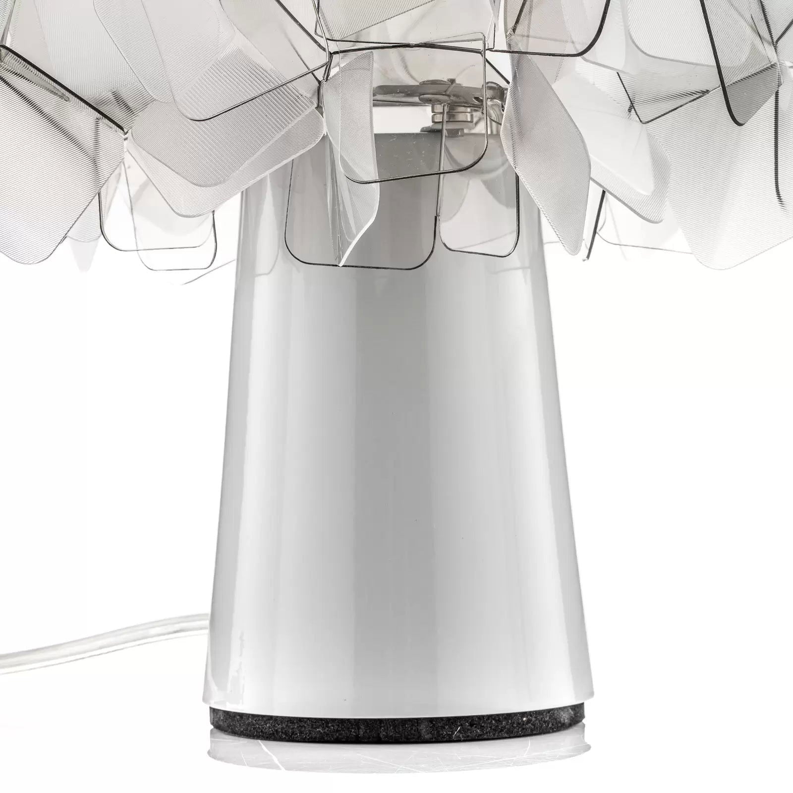 Slamp Clizia - designerska lampa stołowa szary dym
