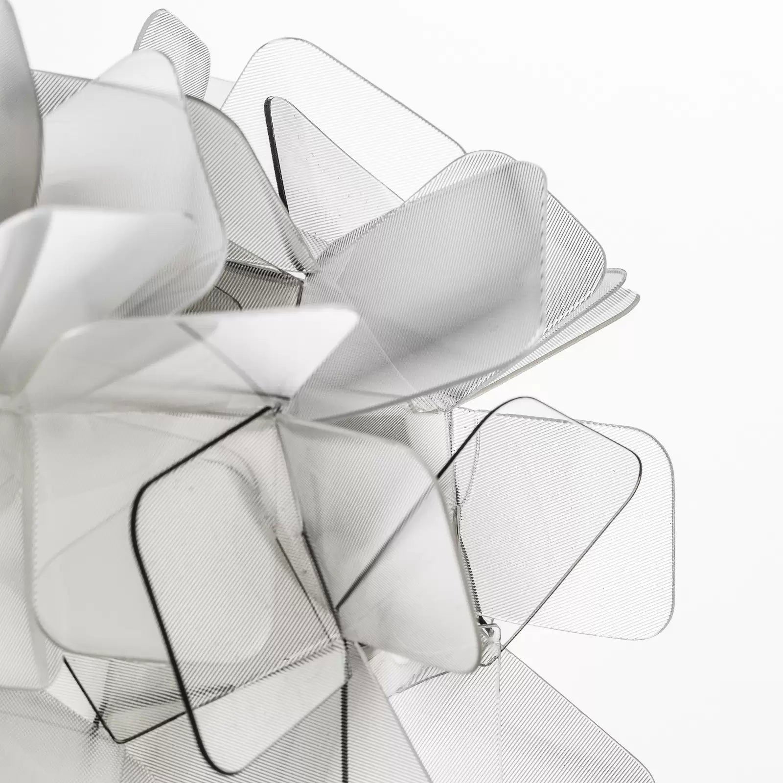 Slamp Clizia - designerska lampa stołowa szary dym
