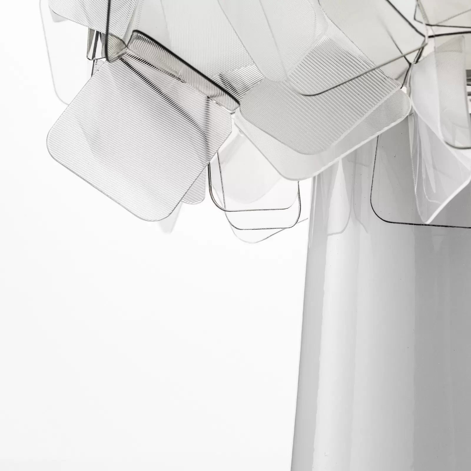 Slamp Clizia - designerska lampa stołowa szary dym