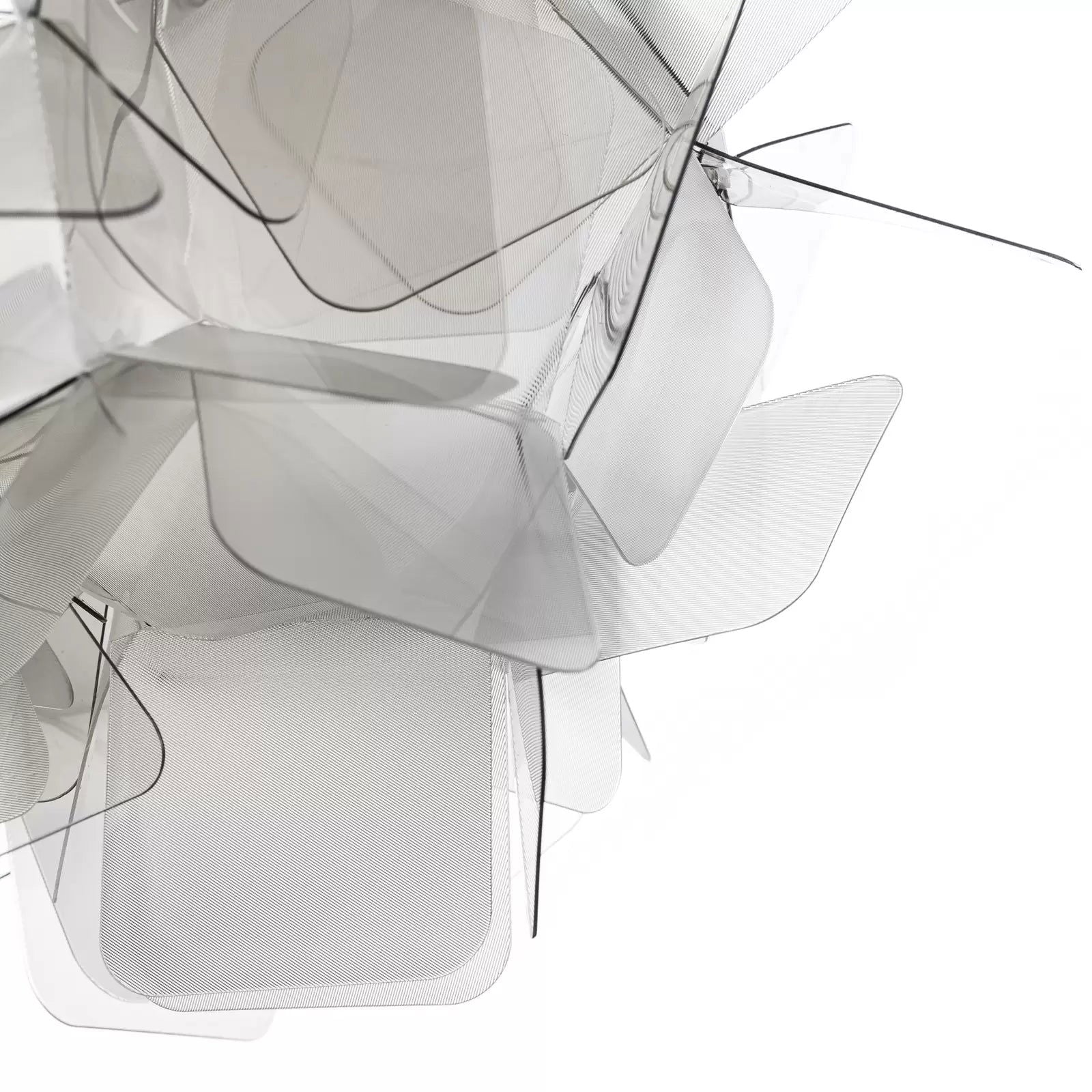 Slamp Clizia - designerska lampa wisząca szary dym