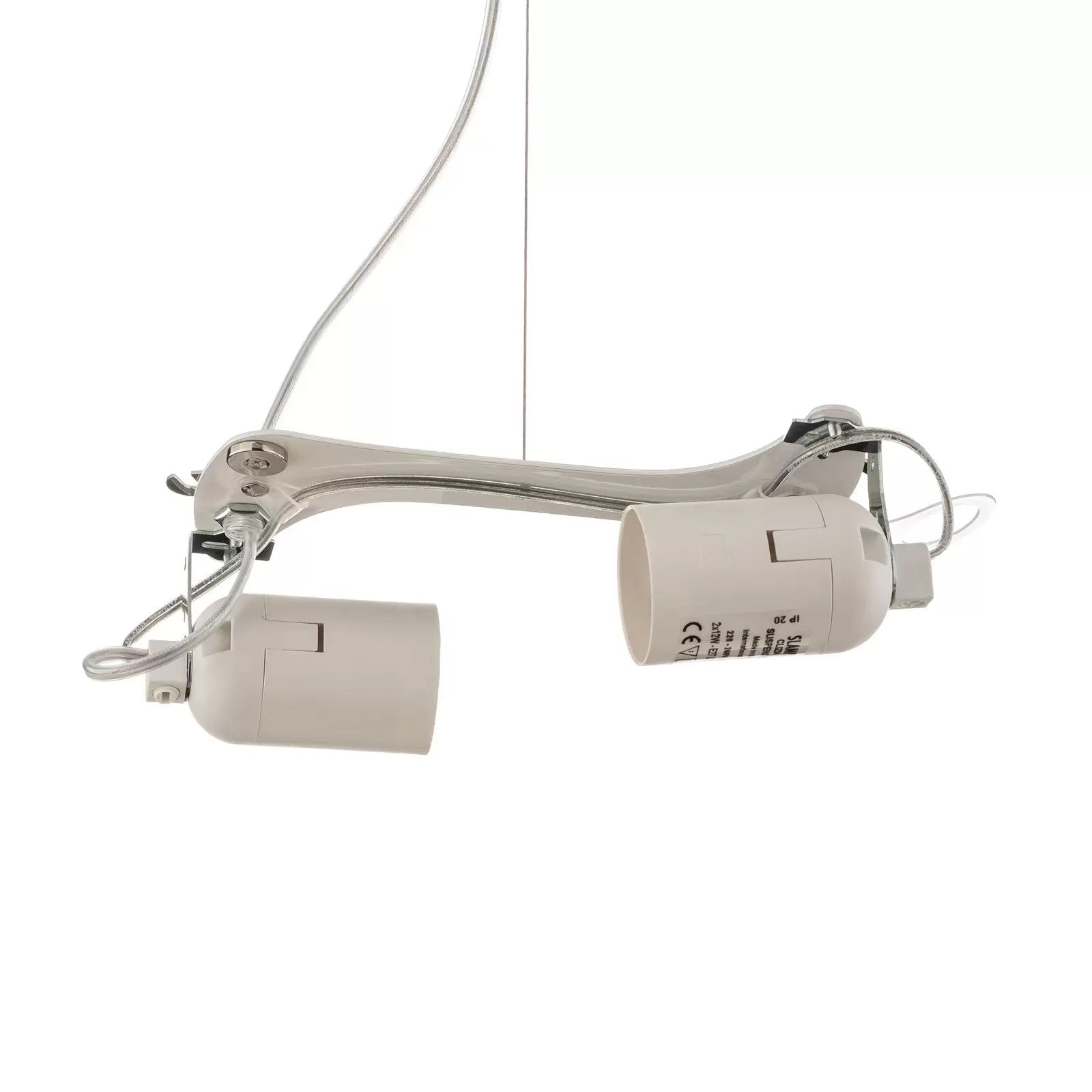 Slamp Clizia - designerska lampa wisząca szary dym