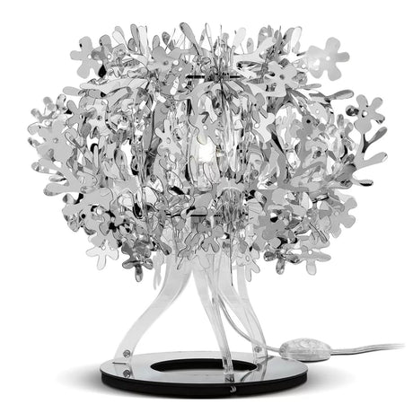 Slamp Fiorellina - srebrna lampa stołowa