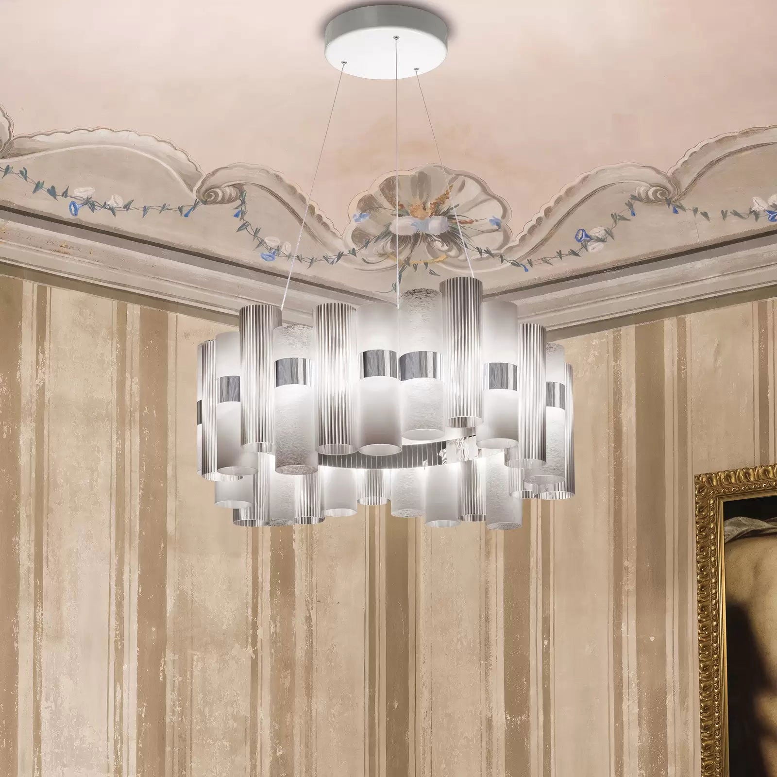 Slamp La Lollo L lampa wisząca LED, 80cm, biała