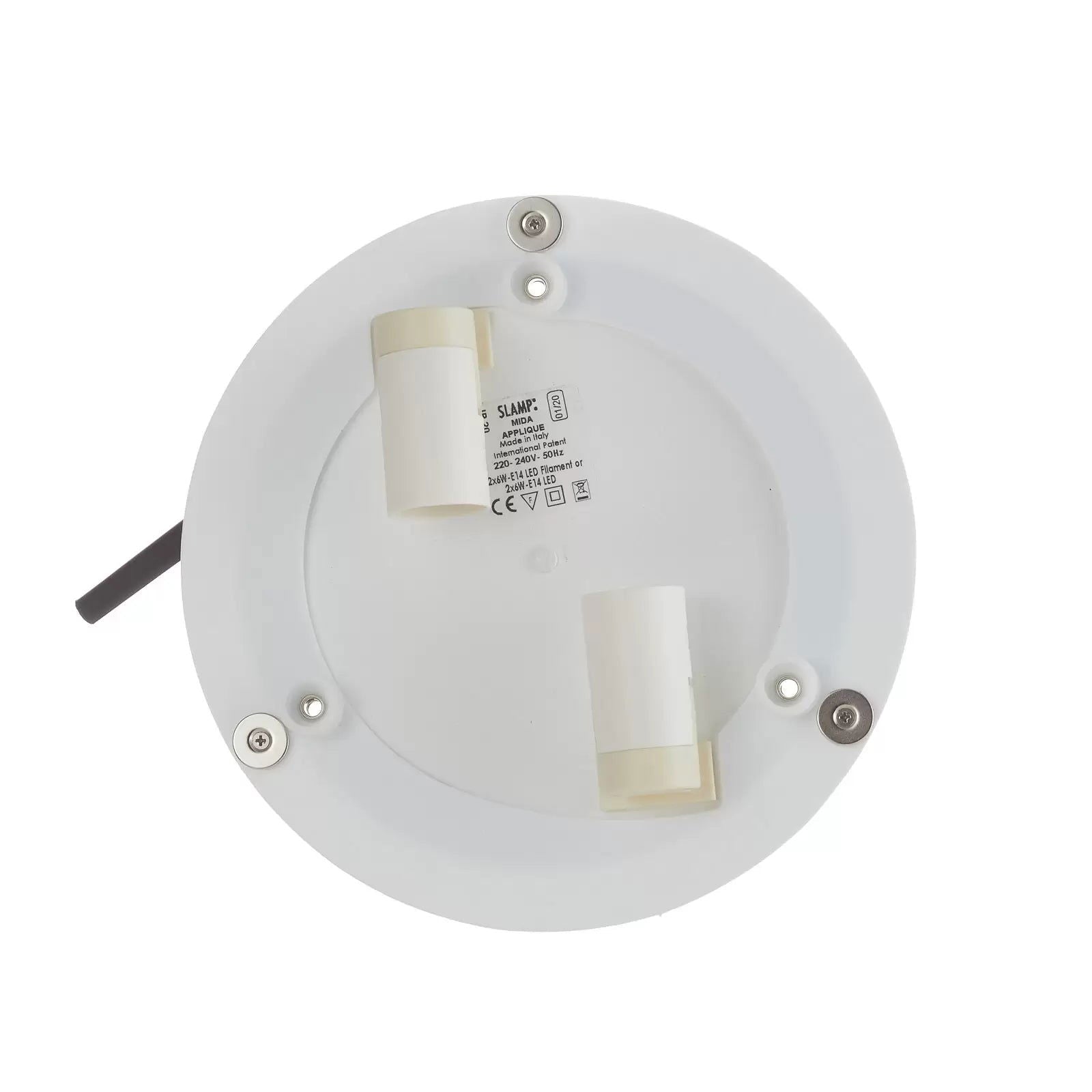 Slamp Mida lampa ścienna, 32x32 cm, kolorowa/biała