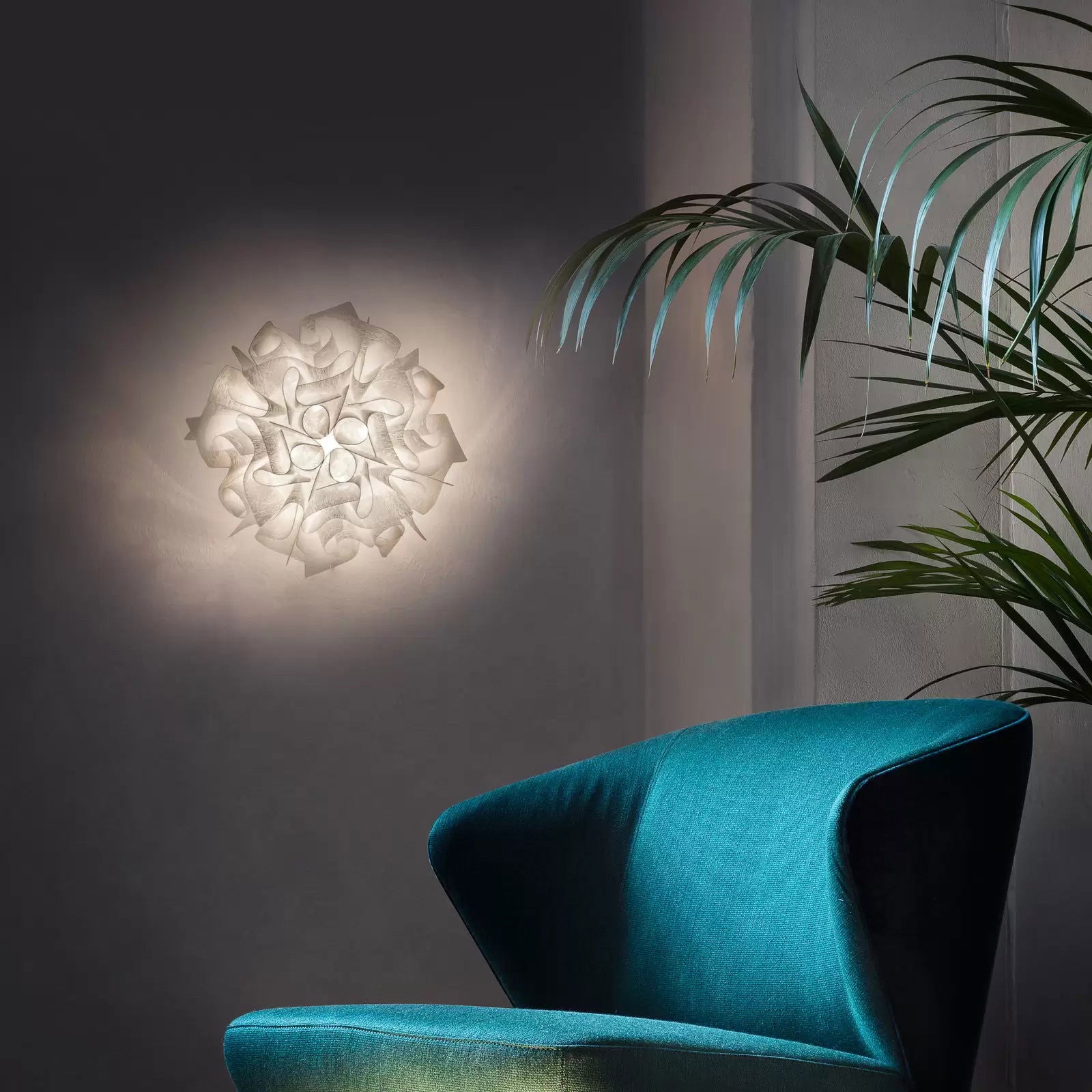 Slamp Veli Couture Medium sufitowa biała 53 cm