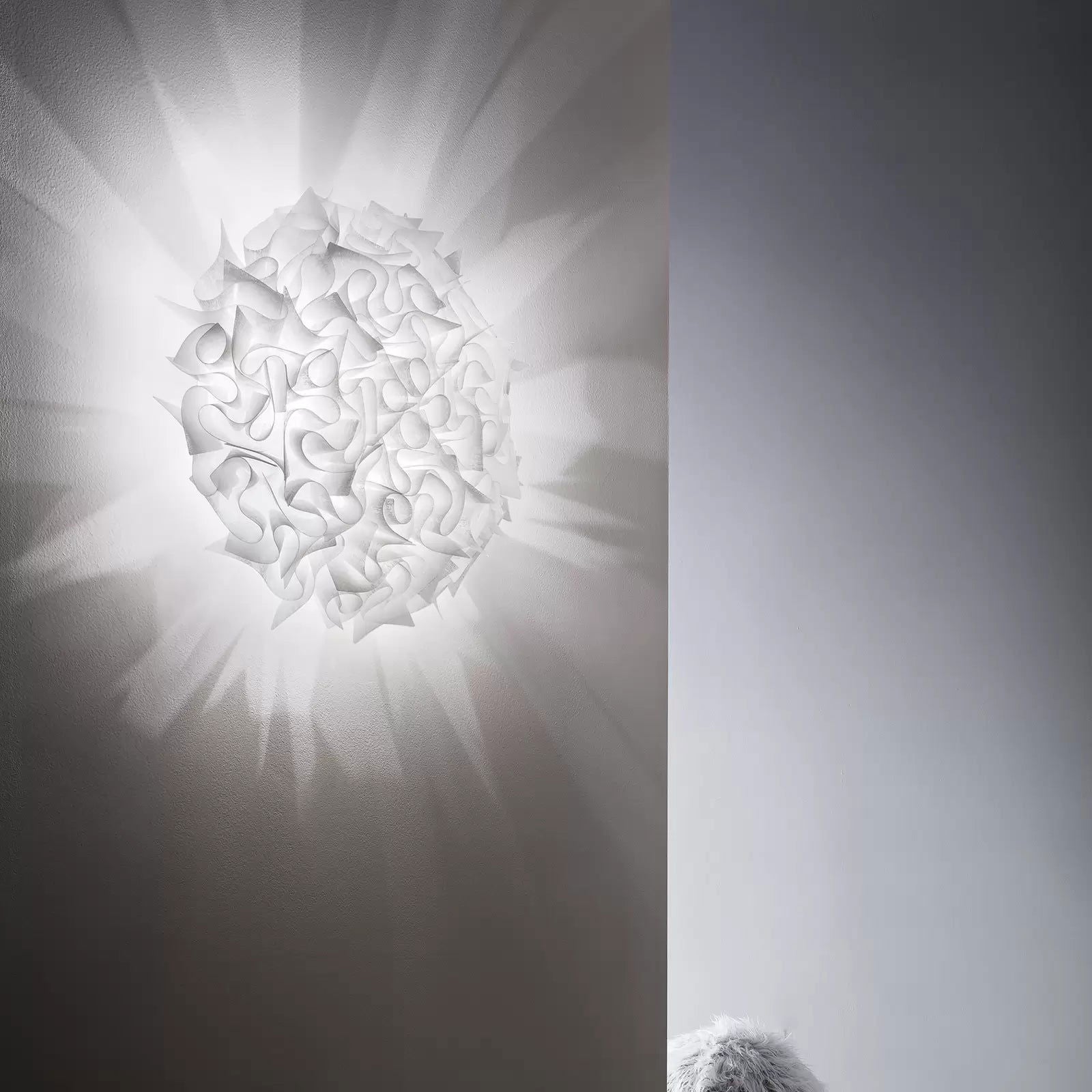 Slamp Veli Couture Medium sufitowa biała 53 cm