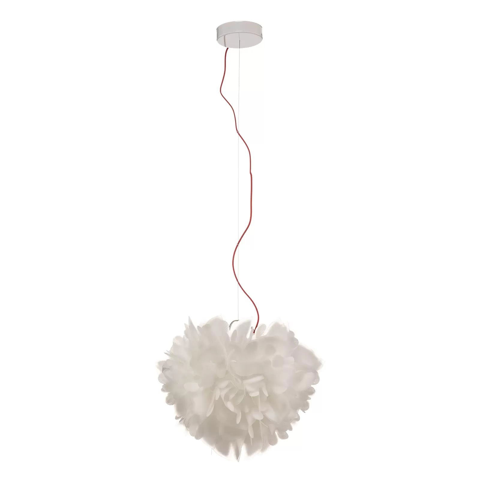 Slamp Veli Foliage lampa wisząca czerwona 45cm