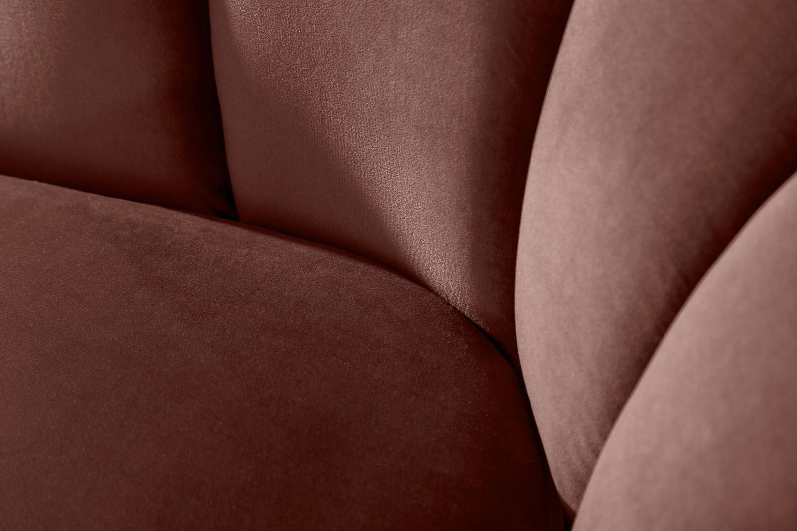 Sofa Arielle 220 cm różowy aksamit / 40750 / INVICTA INTERIOR