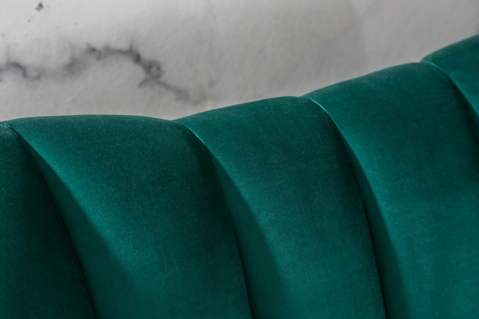 Sofa Arielle 220 cm turkusowy aksamit / 40752 / INVICTA INTERIOR