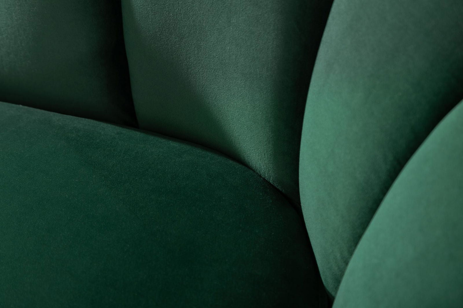 Sofa Arielle 220 cm zielony aksamit / 40749 / INVICTA INTERIOR