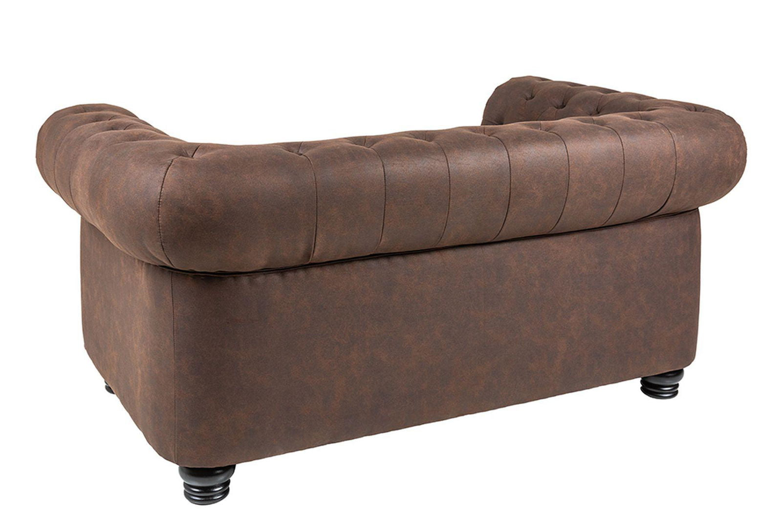 Sofa Chesterfield  2 osobowa  brąz / 40653 / INVICTA INTERIOR