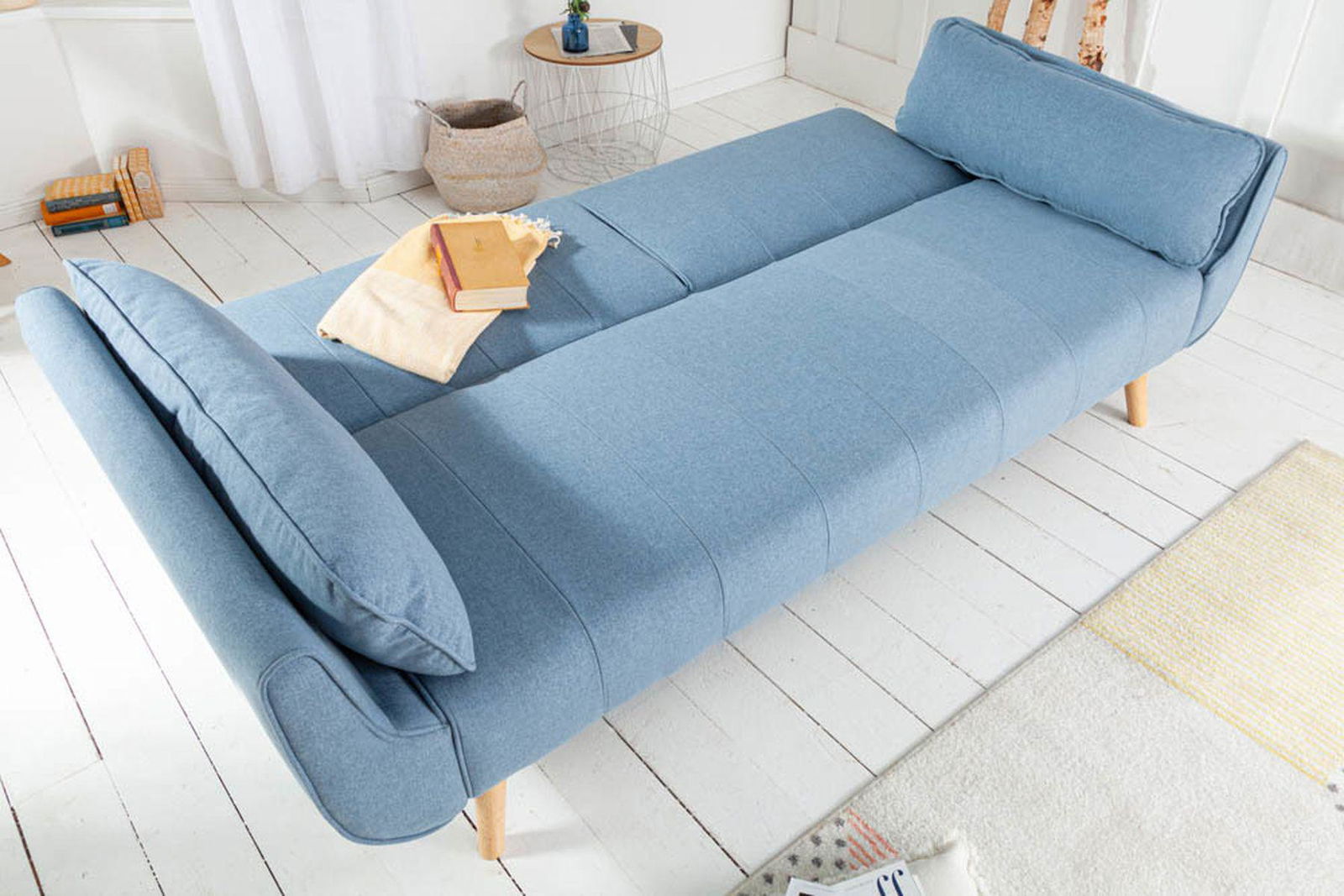 Sofa Divani błękitna / 40088 / INVICTA INTERIOR