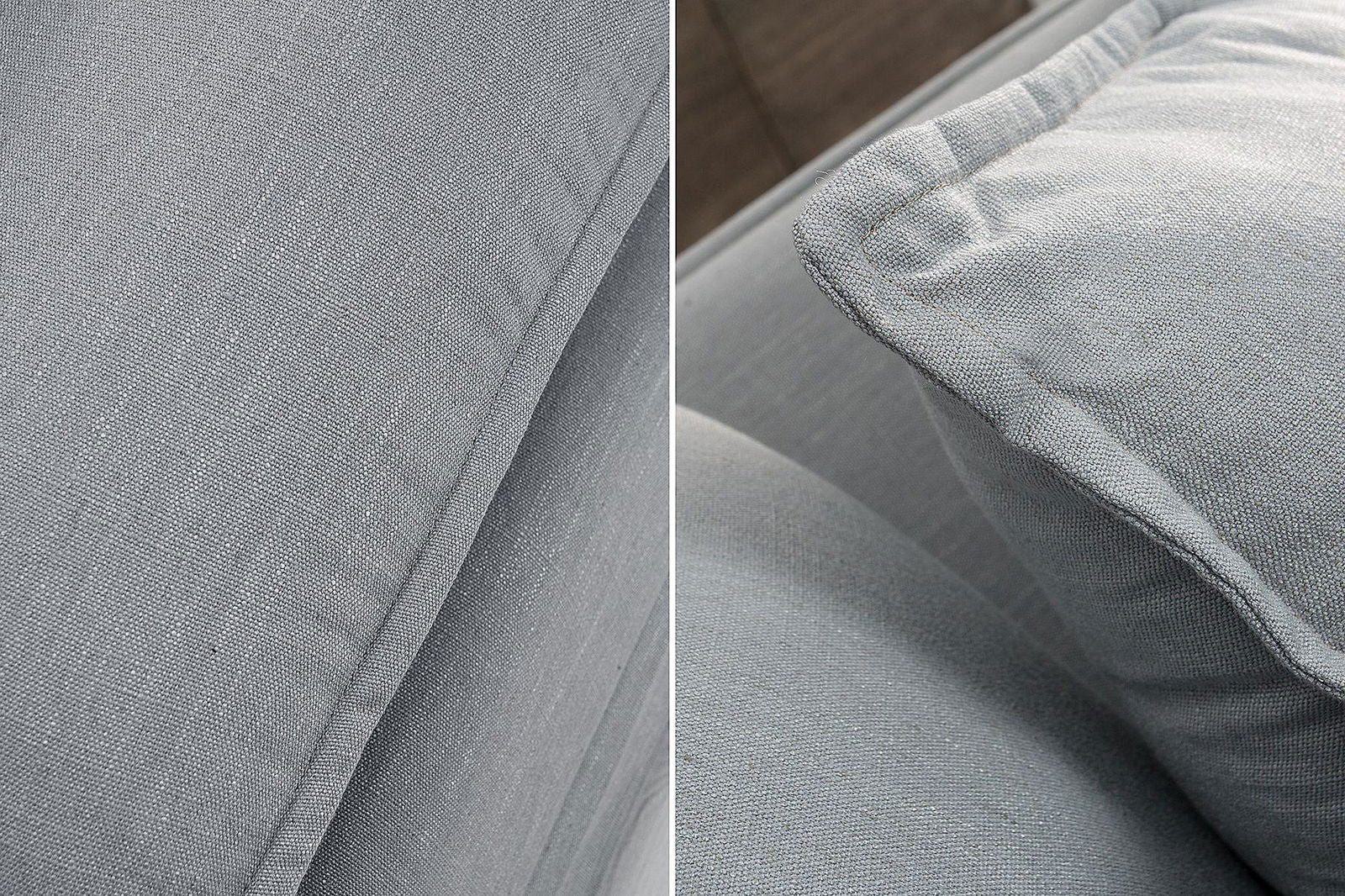 Sofa narożna Heaven lniana szara / 37647 / INVICTA INTERIOR