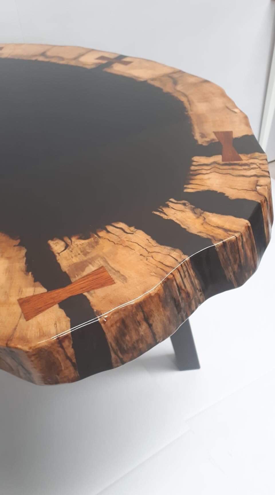 Stół Beauty Nature / topola czeczot / 105X78 cm