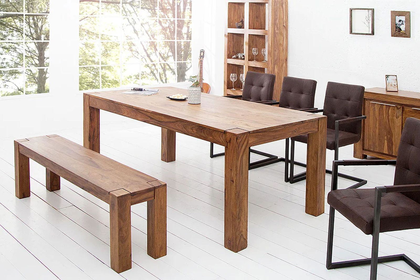 Stół Makassar 200cm Sheesham / 15516 / INVICTA INTERIOR